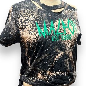 Handmade Deconstructed and Distressed Draco Malfoy concert Tee